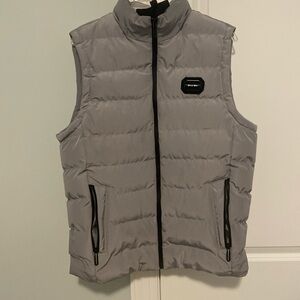 Othr Men's Light Gray Puffer Vest
